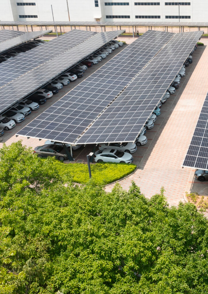 Ombrières photovoltaïques