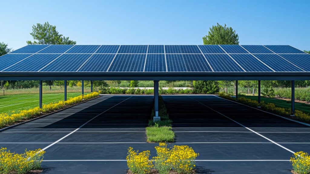 Ombrière photovoltaïque