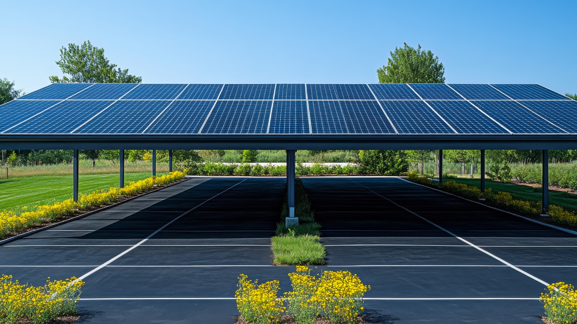 Ombrière photovoltaïque