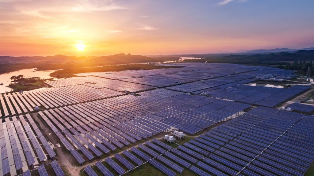 centre photovoltaïque au sol