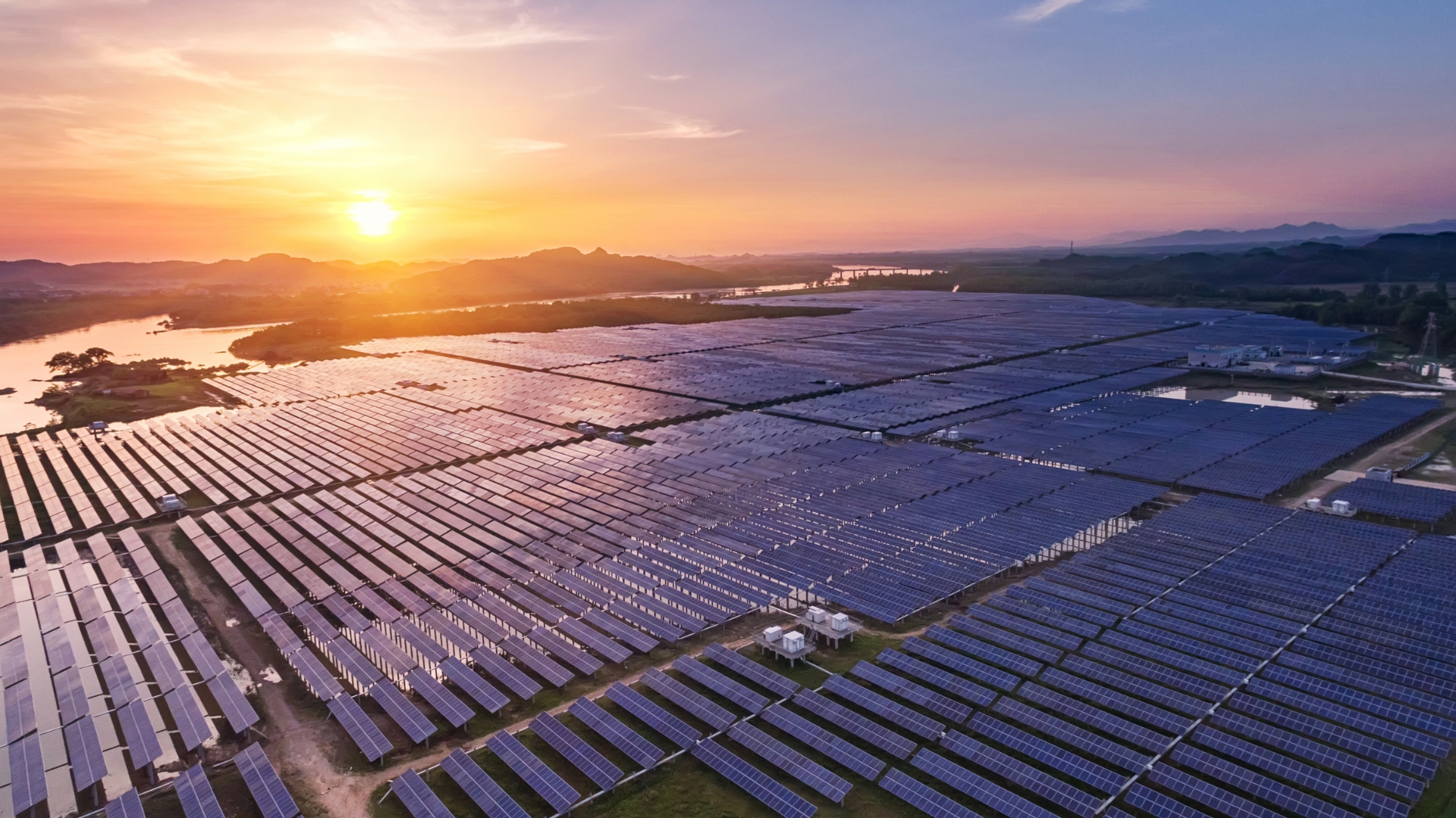 Centre photovoltaïque au sol